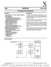 X24F129 datasheet pdf Xicor