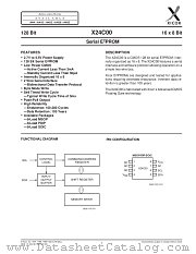 X24C00 datasheet pdf Xicor