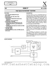 X20C17 datasheet pdf Xicor