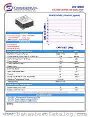 V621ME01 datasheet pdf Z communications