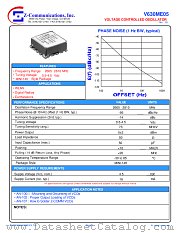 V630ME05 datasheet pdf Z communications