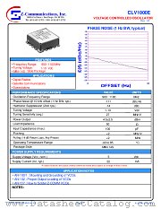 CLV1000E datasheet pdf Z communications