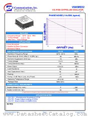 V846ME02 datasheet pdf Z communications