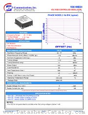 V061ME01 datasheet pdf Z communications