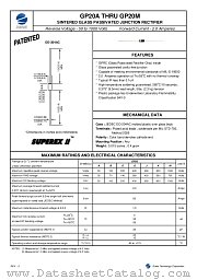 GP20K datasheet pdf Zowie Technology Corporation