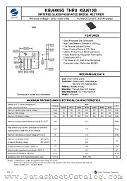 KBJ6005G datasheet pdf Zowie Technology Corporation