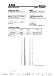 ADS7616A4A-55 datasheet pdf A-DATA