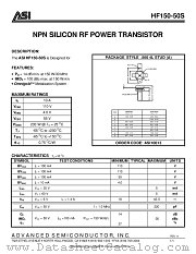 HF150-50S datasheet pdf Advanced Semiconductor