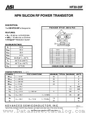 HF30-28F datasheet pdf Advanced Semiconductor