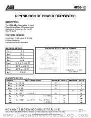 HF50-12 datasheet pdf Advanced Semiconductor