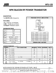 HF5-12S datasheet pdf Advanced Semiconductor
