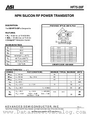 HF75-28F datasheet pdf Advanced Semiconductor