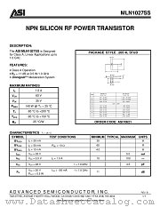 MLN1027SS datasheet pdf Advanced Semiconductor