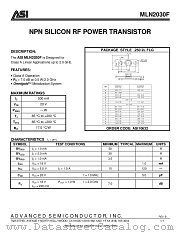 MLN2030F datasheet pdf Advanced Semiconductor