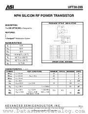 UFT30-28S datasheet pdf Advanced Semiconductor