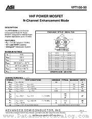 VFT150-50 datasheet pdf Advanced Semiconductor