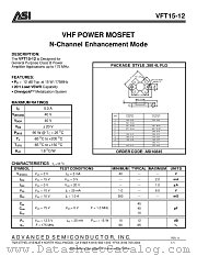 VFT15-12 datasheet pdf Advanced Semiconductor