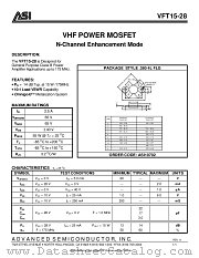 VFT15-28 datasheet pdf Advanced Semiconductor