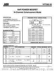 VFT300-50 datasheet pdf Advanced Semiconductor