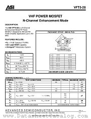 VFT5-28 datasheet pdf Advanced Semiconductor