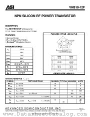 VHB10-12F datasheet pdf Advanced Semiconductor