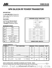 VHB125-28 datasheet pdf Advanced Semiconductor