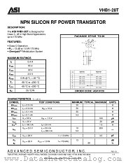 VHB1-28T datasheet pdf Advanced Semiconductor