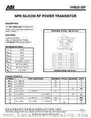 VHB25-28F datasheet pdf Advanced Semiconductor