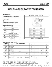 VMB70-12F datasheet pdf Advanced Semiconductor