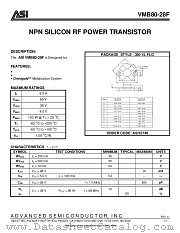 VMB80-28F datasheet pdf Advanced Semiconductor