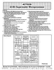 ACT-5230PC-133F22M datasheet pdf Aeroflex Circuit Technology