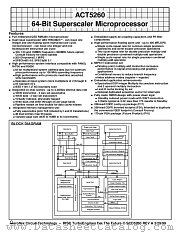 ACT-5260PC-100F17C datasheet pdf Aeroflex Circuit Technology