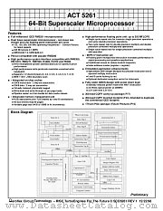 ACT-5261PC-200P10I datasheet pdf Aeroflex Circuit Technology