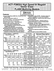 ACT-S2M32C-120F18Q datasheet pdf Aeroflex Circuit Technology
