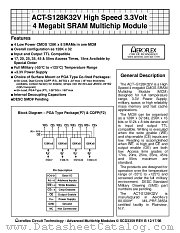 ACT-S128K32V020P7M datasheet pdf Aeroflex Circuit Technology