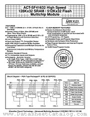 ACT-SF41632N-39F2I datasheet pdf Aeroflex Circuit Technology
