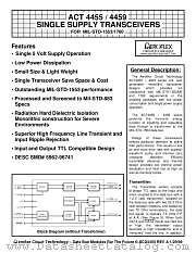 ACT4455 datasheet pdf Aeroflex Circuit Technology