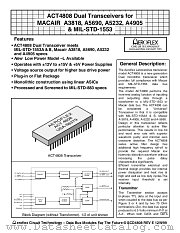 ACT4808DFI datasheet pdf Aeroflex Circuit Technology