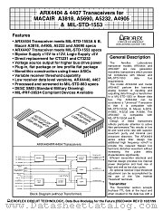 ARX4467-FP datasheet pdf Aeroflex Circuit Technology