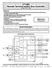 CT1999 datasheet pdf Aeroflex Circuit Technology