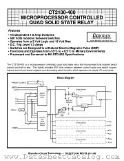 CT2100-400 datasheet pdf Aeroflex Circuit Technology