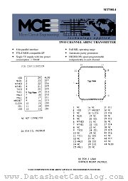 MT70014 datasheet pdf Aeroflex Circuit Technology