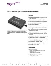1241CADC datasheet pdf Agere Systems