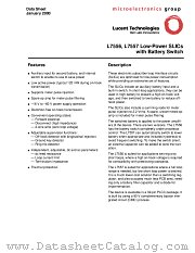 L7556 datasheet pdf Agere Systems