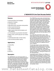 ATTL7583CAJ-D datasheet pdf Agere Systems