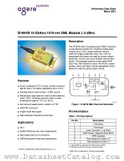 D1861B023 datasheet pdf Agere Systems