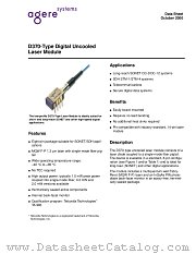 D370-20F datasheet pdf Agere Systems