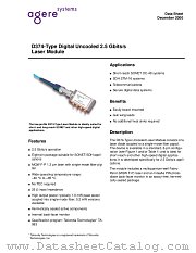 D374 datasheet pdf Agere Systems