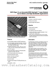 D572C20FS datasheet pdf Agere Systems