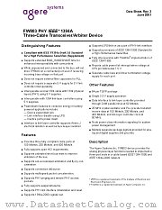 FW803 datasheet pdf Agere Systems